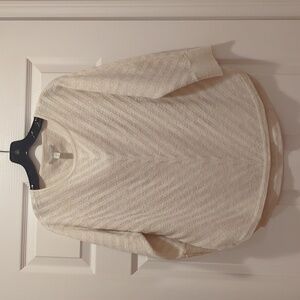 Dana Buchman Ladies Gold Cream Sweater